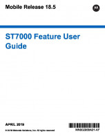Motorola ST7000 Feature User Guide (MR18.5) preview 1