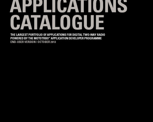 MOTOTRBO™ Applications Catalogue preview 1