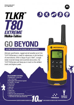 Motorola TLKR T80 extreme specs preview 1