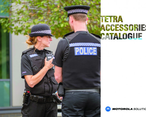 Motorola TETRA radio accessory catalogue preview 1